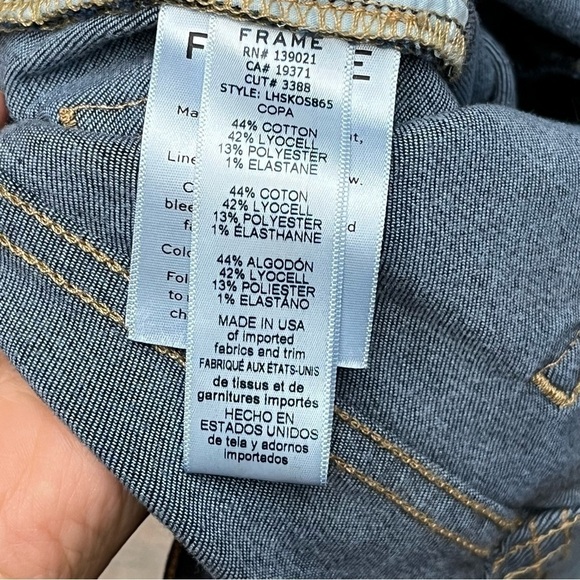 Frame le high skinny denim shorts - Picture 5 of 5